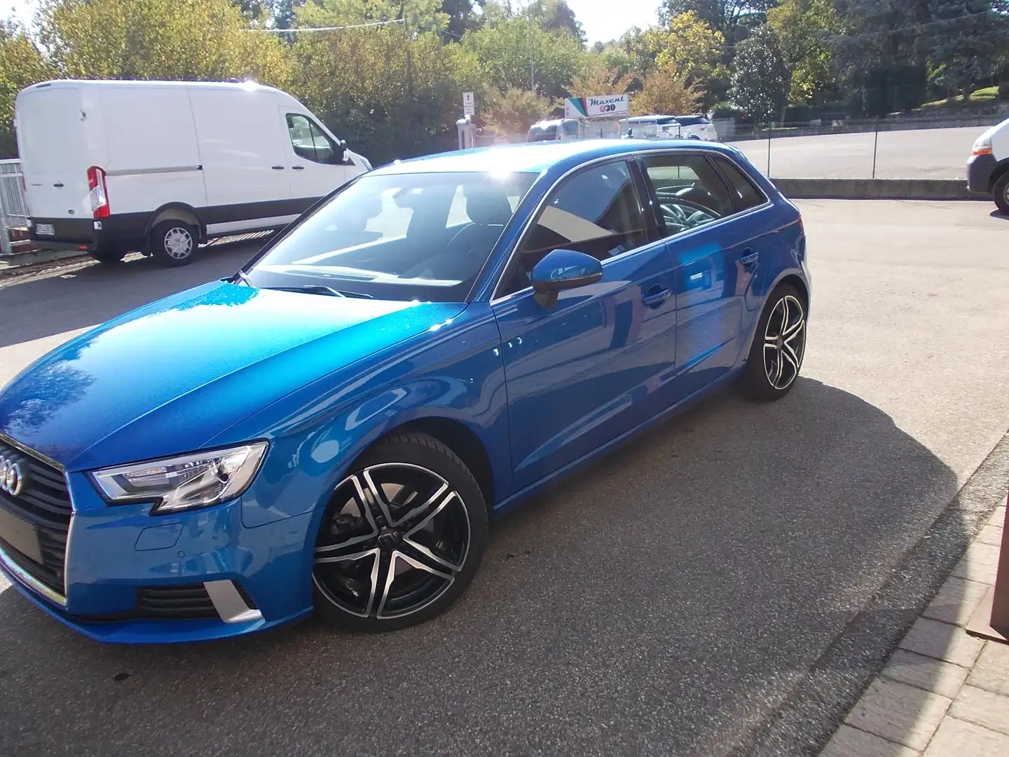 Audi A3 A3 Sportback 40 2.0 tdi  quattro 184cv s-tronic 7m Blau - 2