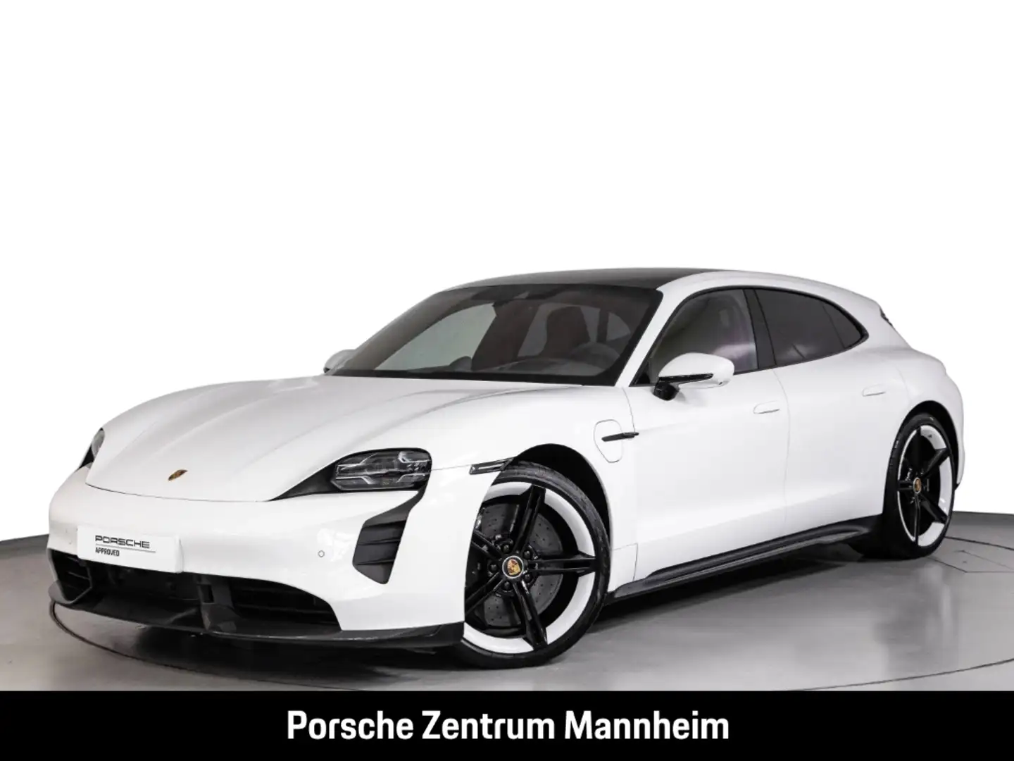 Porsche Taycan Turbo S Sport Turismo Blanc - 1