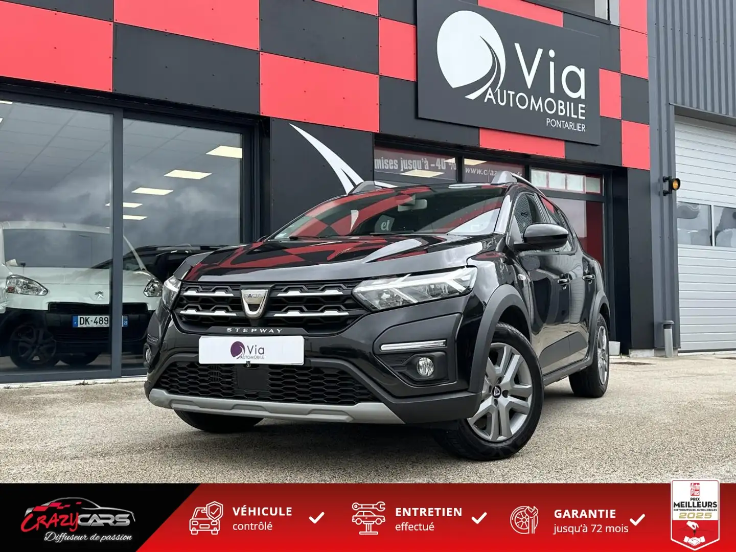 Dacia Sandero Stepway  Confort 1.0 TCe - 90 Noir - 1