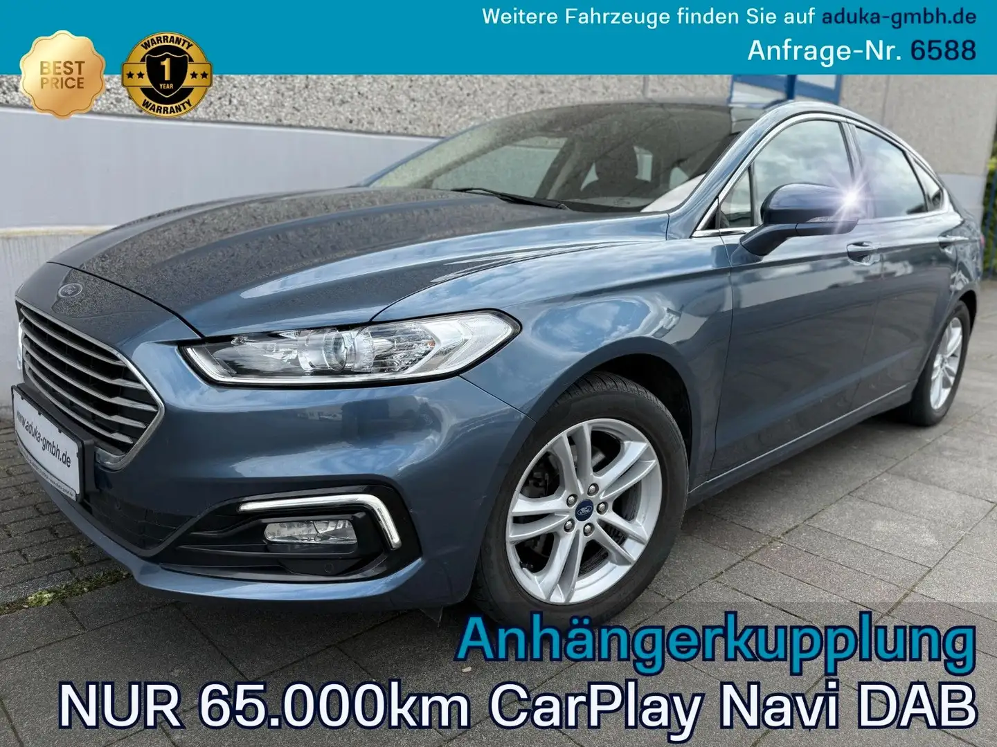Ford Mondeo 2.0 EcoBlue Business AHK Navi CarPlay DAB Blau - 1