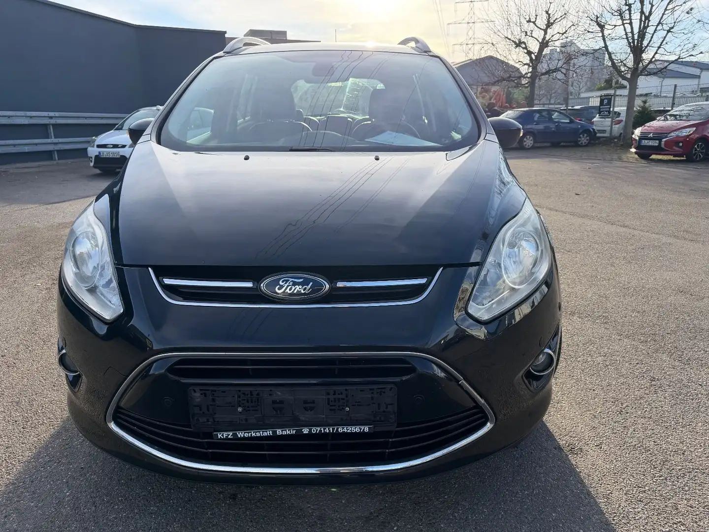 Ford Grand C-Max Titanium 7 Sitzer Leder Schwarz - 2