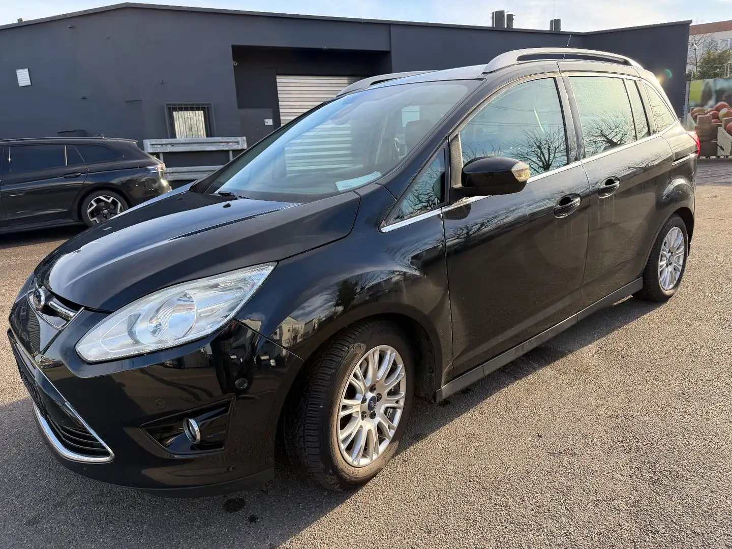Ford Grand C-Max Titanium 7 Sitzer Leder Schwarz - 1