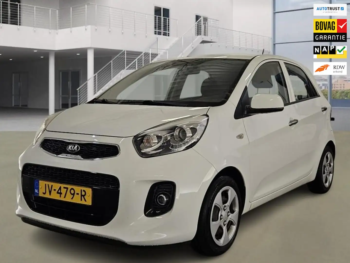 Kia Picanto 1.0 CVVT Dynamic 2e Eig. 71.400 km +NAP NL-auto Blanc - 1