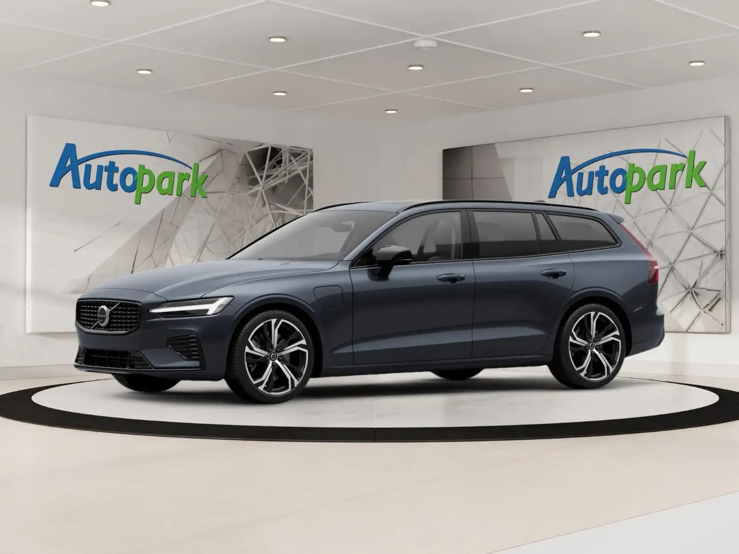 Volvo V60 Ultra Dark Recharge Plug-In Hybrid AWD Blau - 1