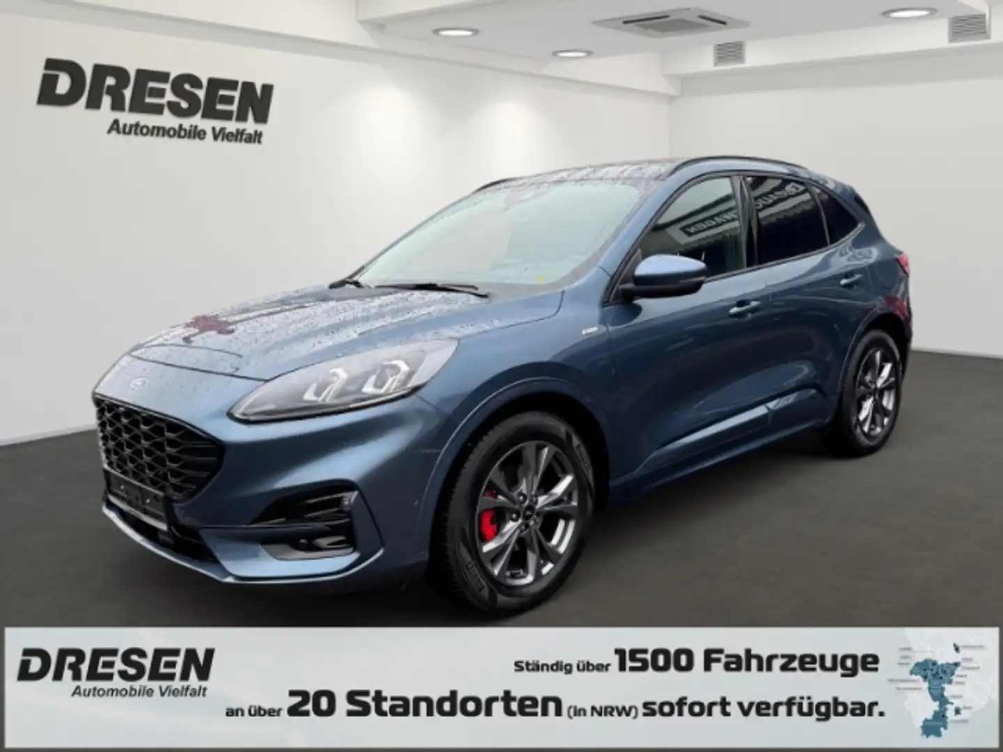 Ford Kuga ST-Line X + el. Panoramadach + el. AHK + Winterpak Blu/Azzurro - 1