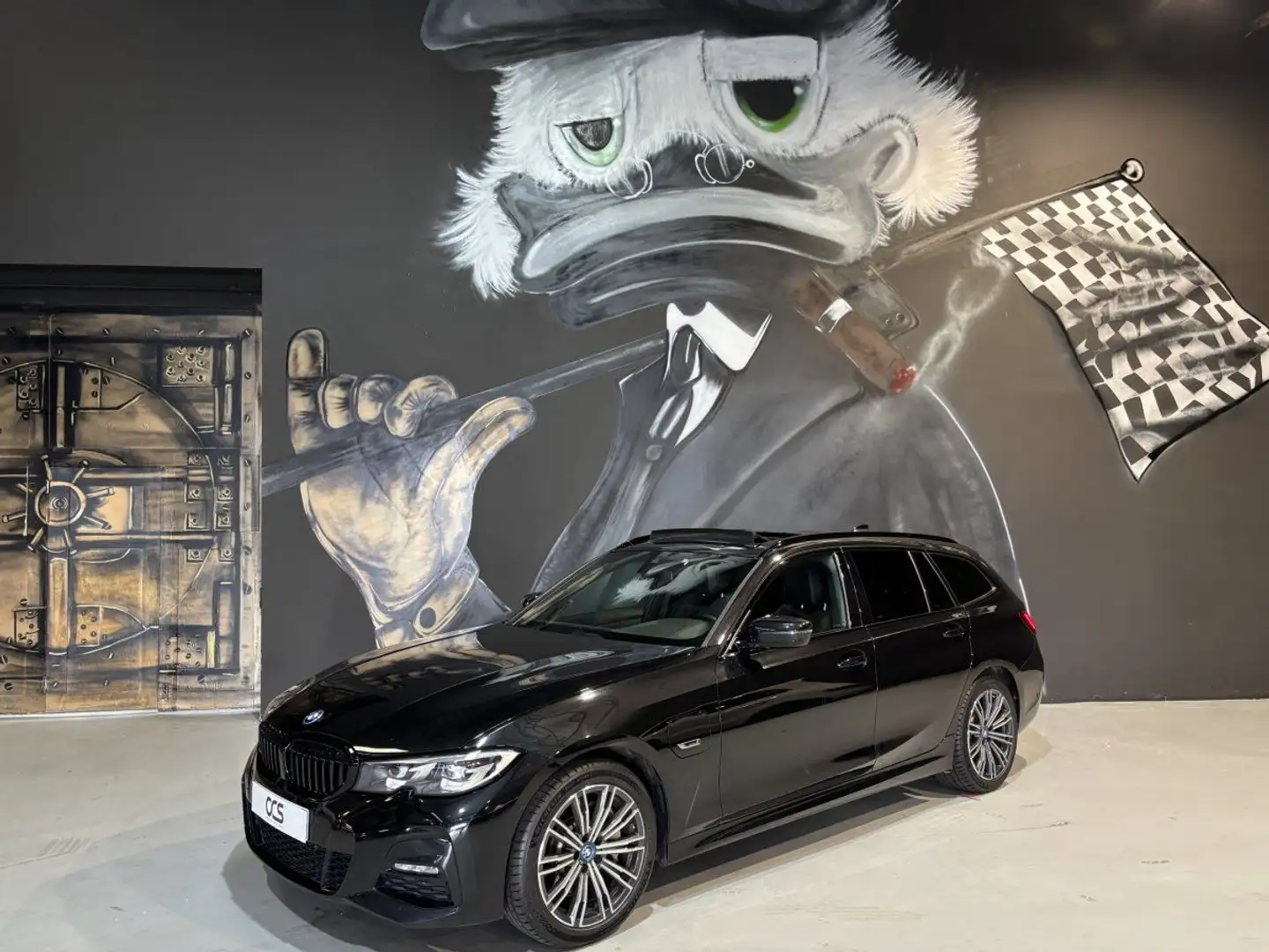 BMW 330 Touring 330e 292ch M Sport BVA8 Hybride Full Black Noir - 1