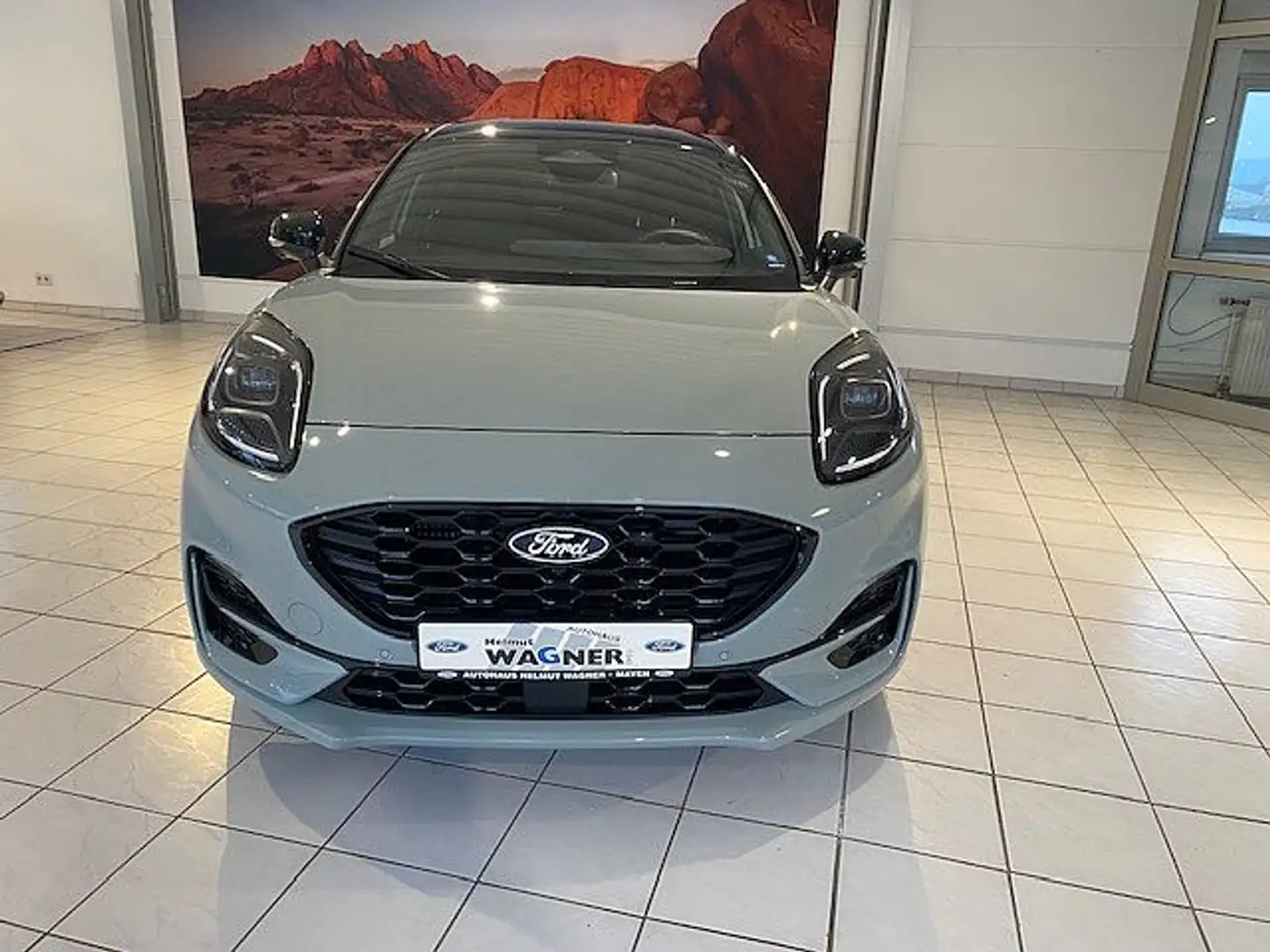 Ford Puma 1.0 Hybrid Aut. ST-LINE/iACC/Dach schwarz Grijs - 2