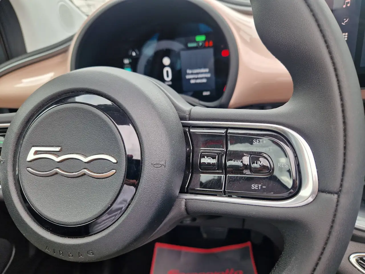 Fiat 500 E Cabrio 42 kWh 87kw/118cv ROSE GOLD-KM 2.143, миниатюра 18