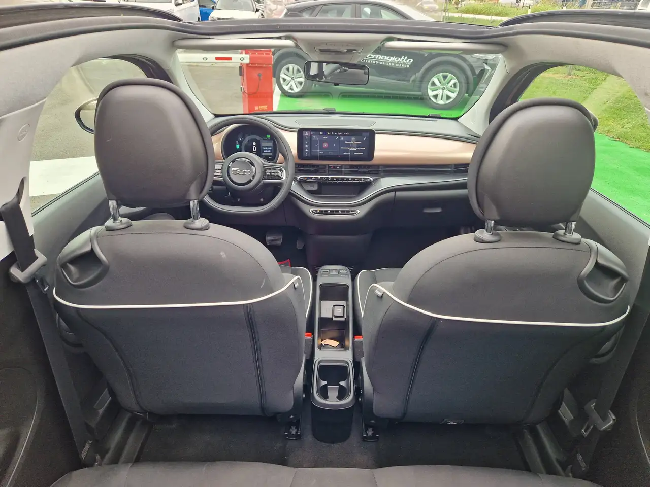 Fiat 500 E Cabrio 42 kWh 87kw/118cv ROSE GOLD-KM 2.143, миниатюра 13