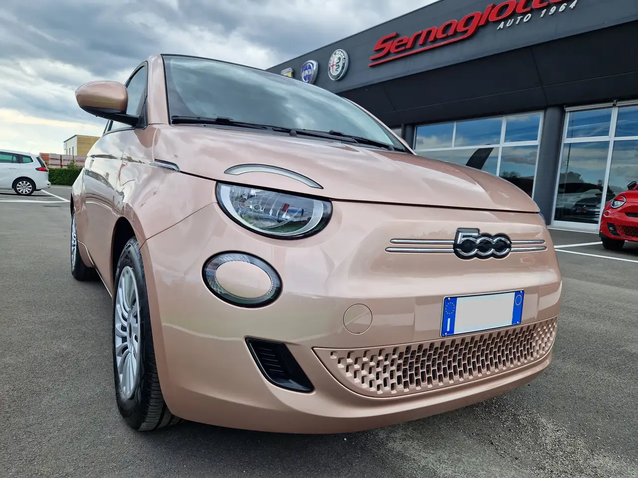 Fiat 500 E Cabrio 42 kWh 87kw/118cv ROSE GOLD-KM 2.143, миниатюра 25