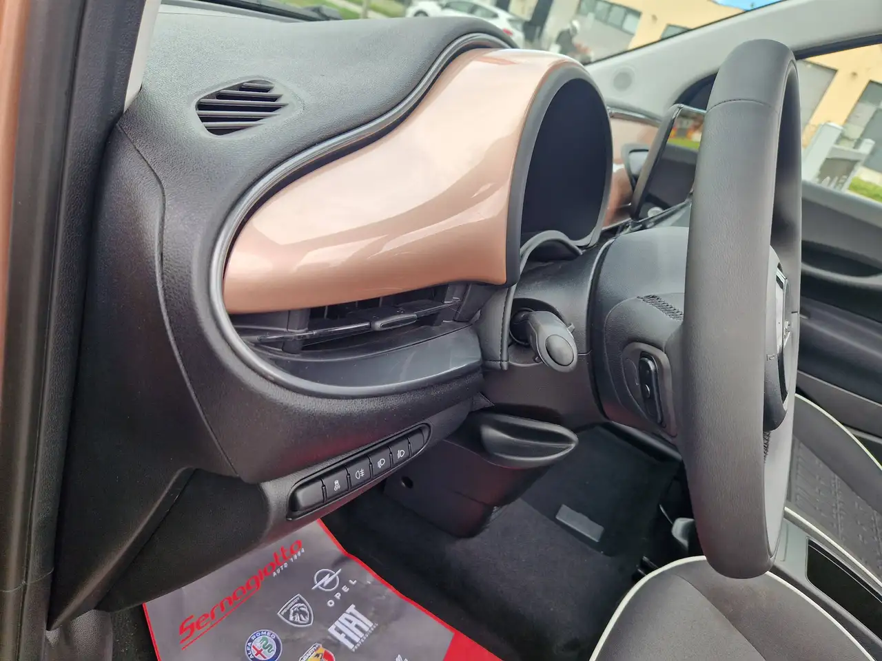 Fiat 500 E Cabrio 42 kWh 87kw/118cv ROSE GOLD-KM 2.143, миниатюра 22