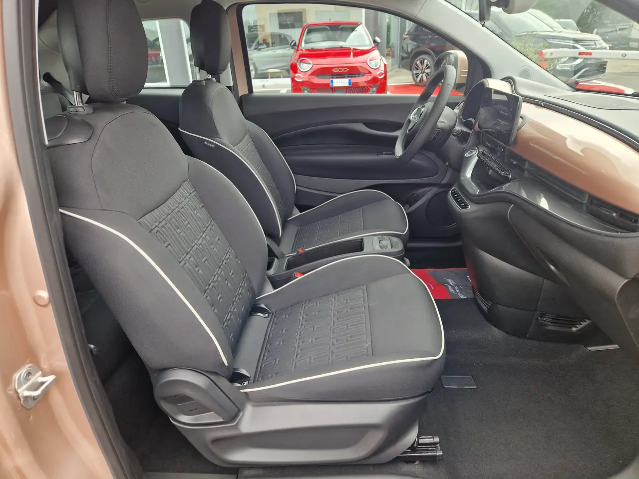 Fiat 500 E Cabrio 42 kWh 87kw/118cv ROSE GOLD-KM 2.143, миниатюра 10