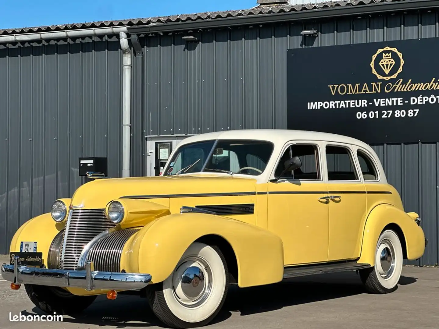 Cadillac v8 – 1939 Jaune - 1