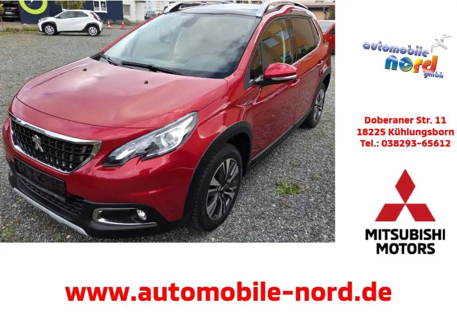 Peugeot 2008 1.2 ALLURE Automatik/NAVI AU/HU neu Rot - 1