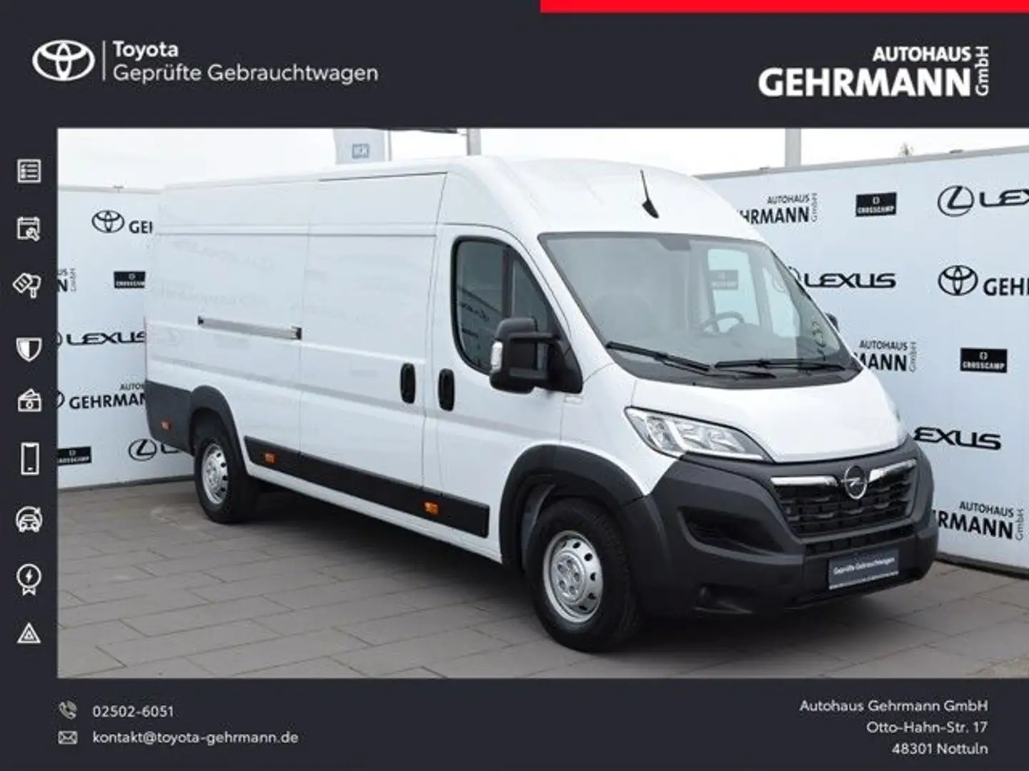 Opel Movano C Kasten HKb L4H2 3,5t Weiß - 1