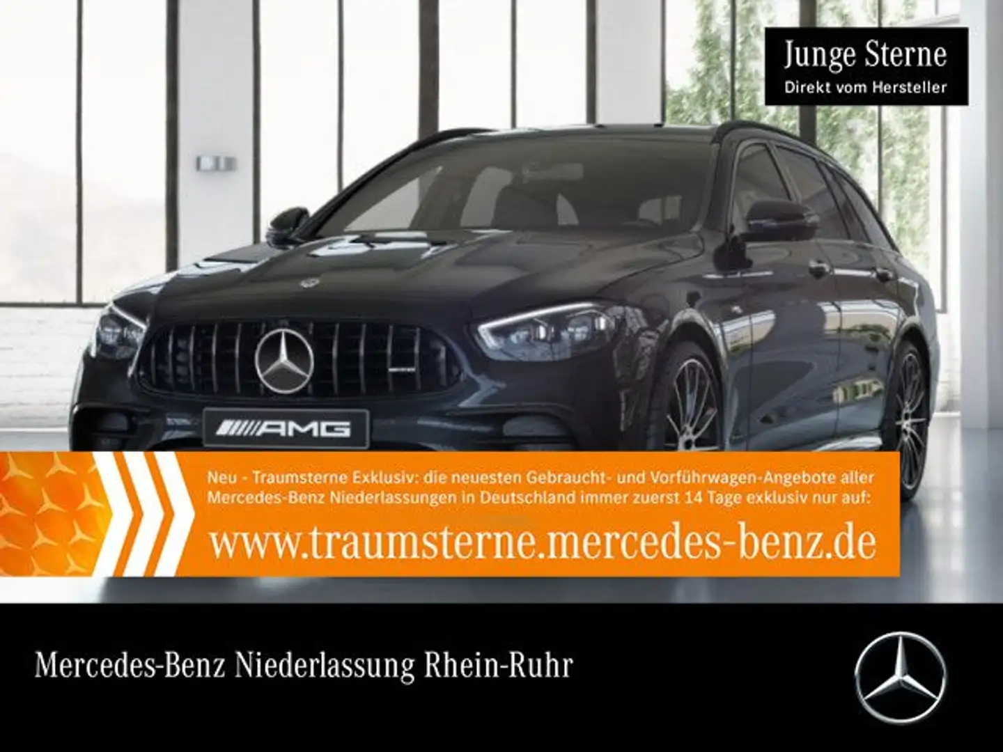 Mercedes-Benz E 53 AMG AMG T WideScreen Stdhzg Multibeam Burmester AHK Negru - 1