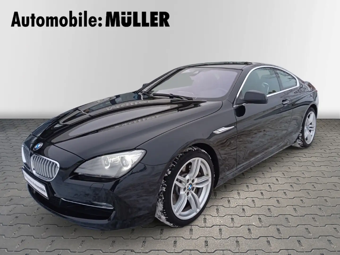 BMW 650 i xDrive Coupe HUD AD Navi Leder Memory Sitze Soun Noir - 1