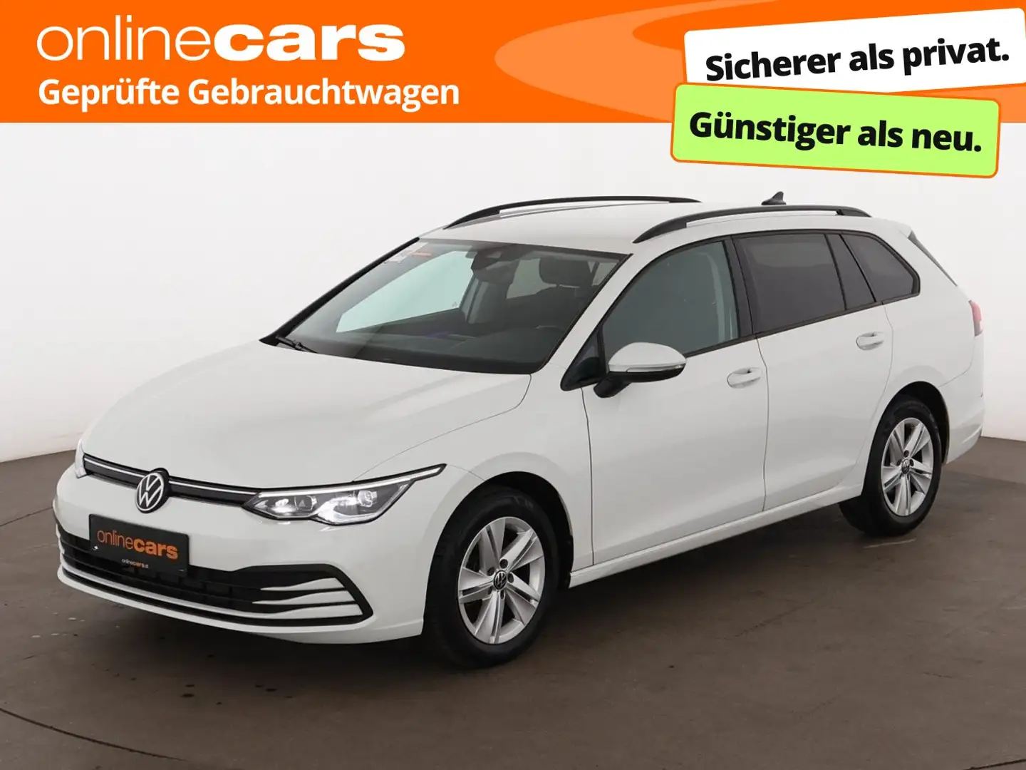 Volkswagen Golf VIII Variant 2.0 TDI Life Aut LED RADAR NAVI Weiß - 1