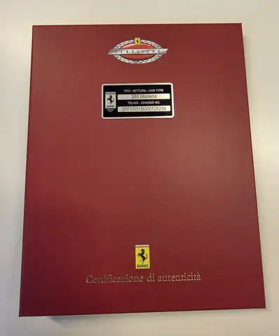 Ferrari 360 Modena -MANUALE- 6.500km
