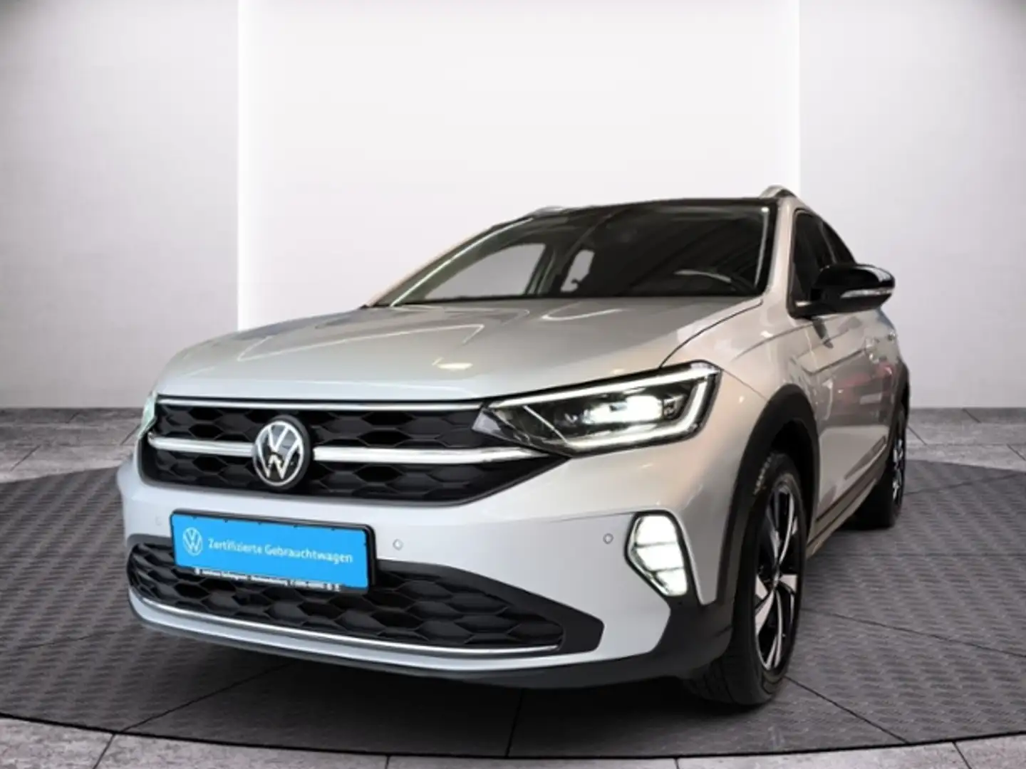 Volkswagen Taigo 1.0 TSI OPF DSG Style LED-MATRIX ACC NAVI ROOF PA Argent - 2