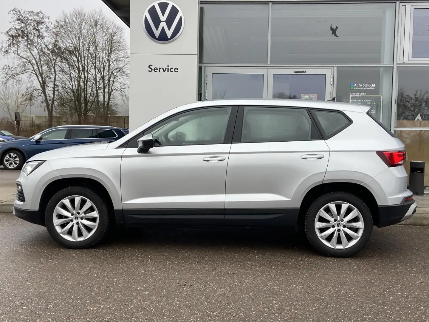SEAT Ateca 1.5 TSI Style 17"+NAVI-PRO+LED+AHK+FULL-LI Silber - 2
