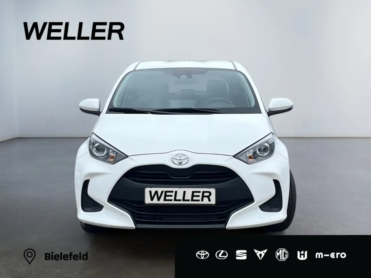 Toyota Yaris VVTi 1.0 VVT-i Comfort*KLIMA*KAMERA*ACC Weiß - 2