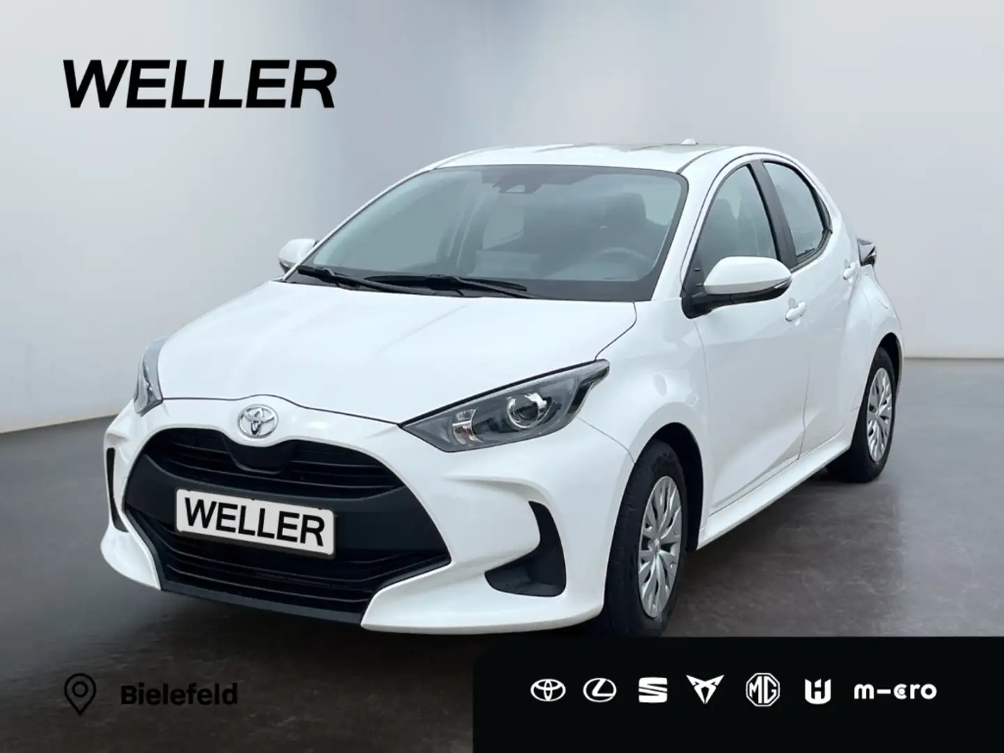 Toyota Yaris VVTi 1.0 VVT-i Comfort*KLIMA*KAMERA*ACC Weiß - 1