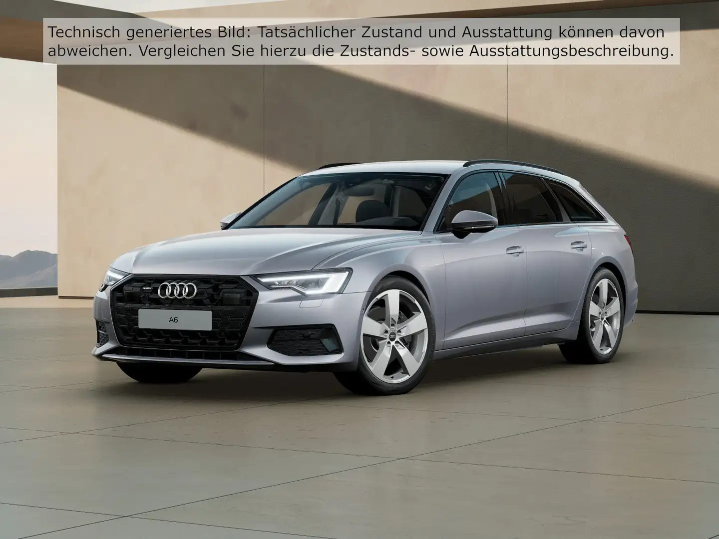 Audi A6 advanced 45 TDI quattro S-tronic / AHK Silber - 2