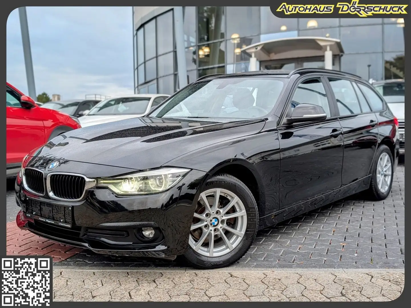 BMW 318 d Touring Advantage Navi. PDC. LED. Noir - 1