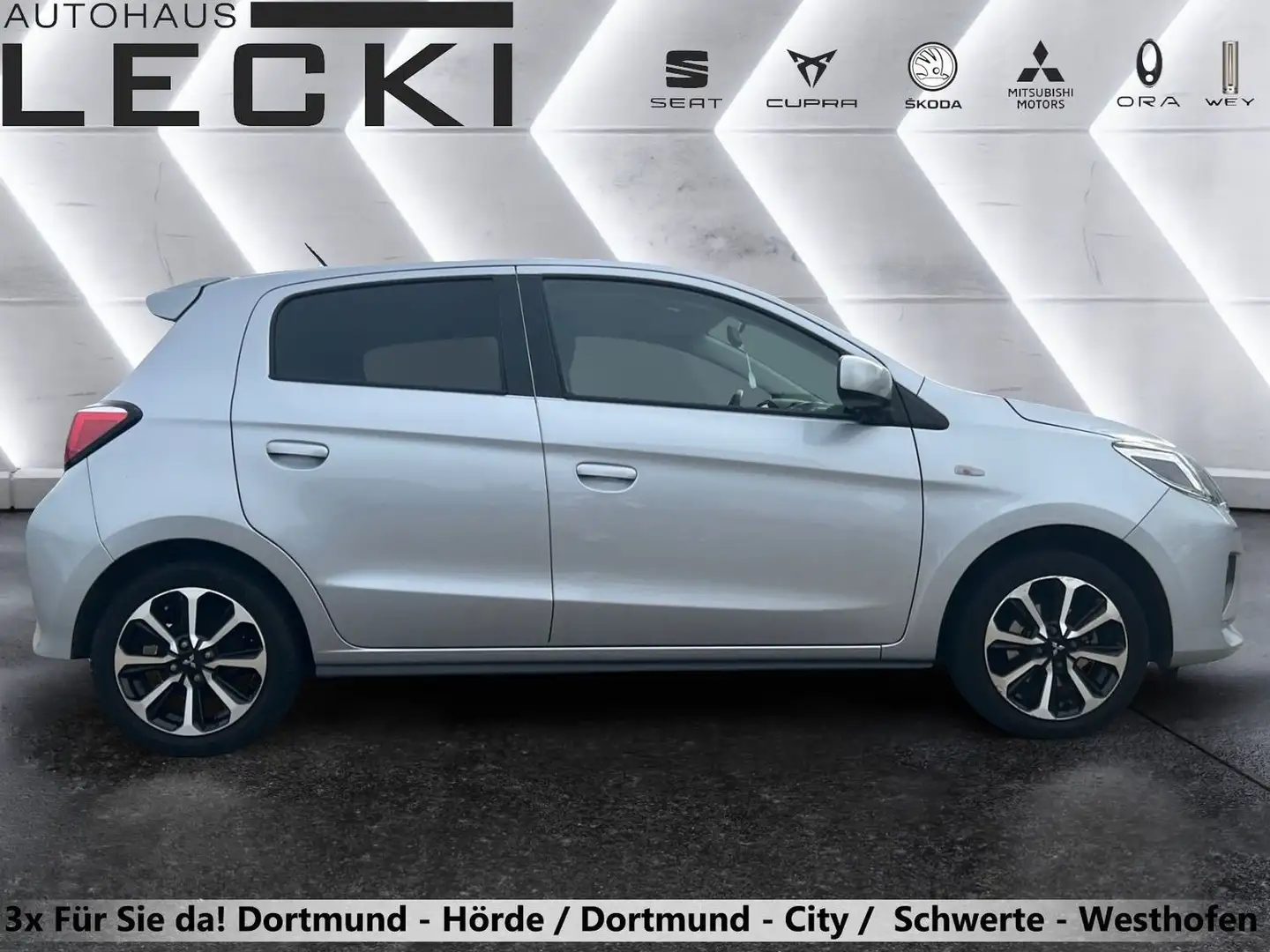 Mitsubishi Space Star Select+ *SMART-L*KLIMA*SHZ*KAMERA*GARANTIE-07.2030 Silber - 2