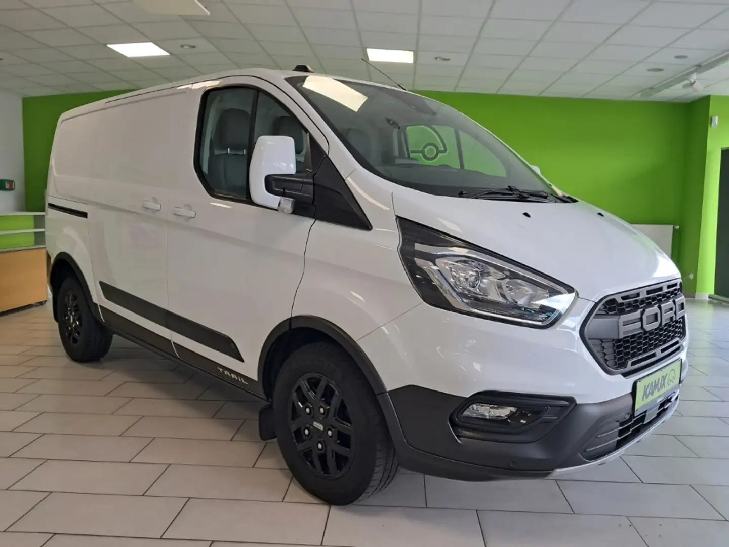 Ford Transit Custom 2.0TDCi Kasten 340 L1 Trail+AHK+KAMERA+LEDER Blanc - 1