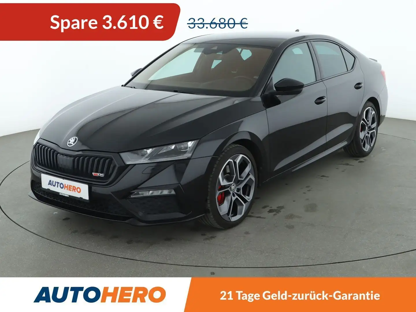Skoda Octavia 2.0 TSI RS Aut.*HEAD-UP*NAVI*ACC*CAM*LED*SHZ* Schwarz - 1