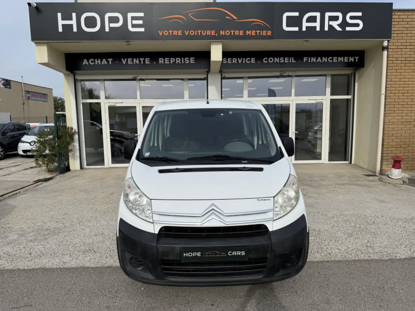 Citroen Jumpy JUMPY HDI 90 CV CABINE APPROFONDIE 6 PLACES Blanc - 2