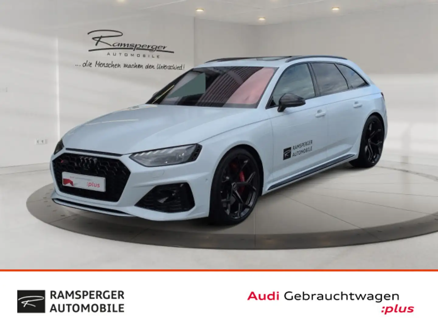 Audi RS4 Comp.+ Matrix ACC HuD Pano RS-AGA Blanc - 1