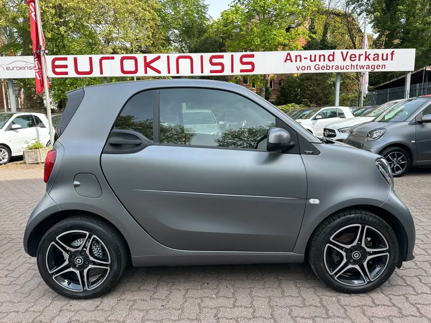 smart forTwo fortwo 66kW DCT prime SPORT*LEDER*NAVI*PTS*KAM Grijs - 1