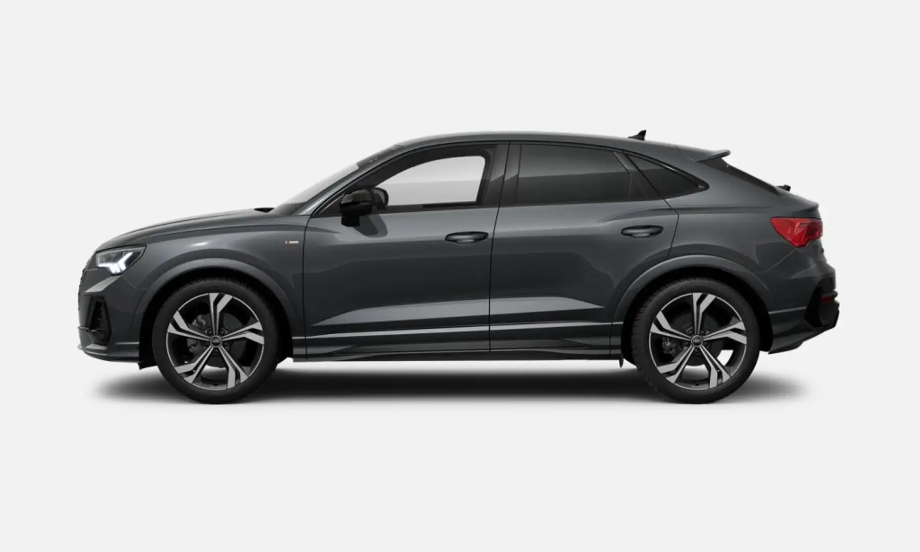 Audi Q3 Sportback 35 TDI Black line S tronic Gris - 2