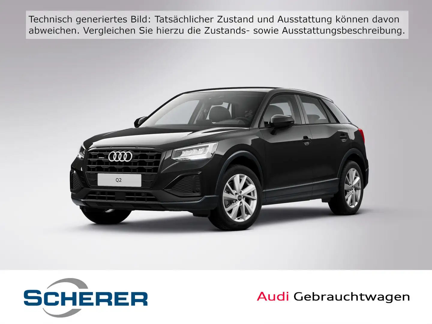 Audi Q2 35 TDI quattro LED KAMERA NAVI SHZ Schwarz - 1