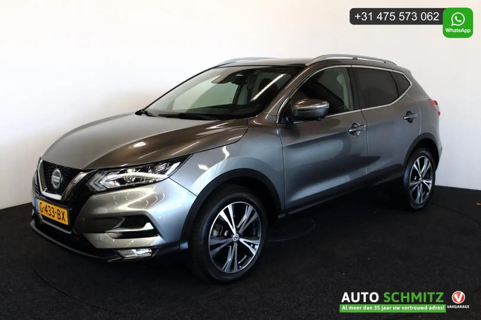 Nissan Qashqai 1.3 DIG-T N-Motion *Panoramadak/Navi/Cruise* Grijs - 2