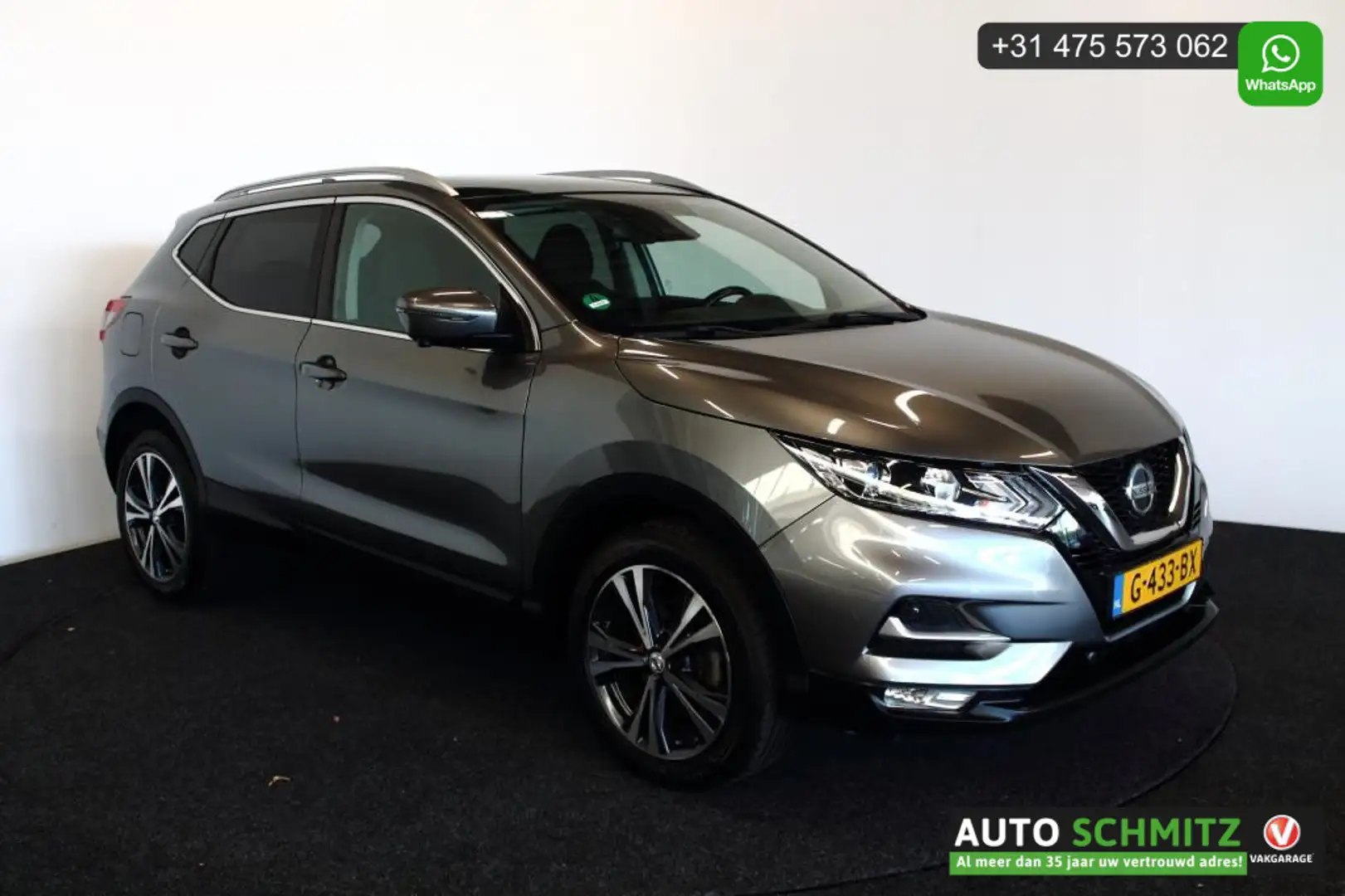 Nissan Qashqai 1.3 DIG-T N-Motion *Panoramadak/Navi/Cruise* Grijs - 1