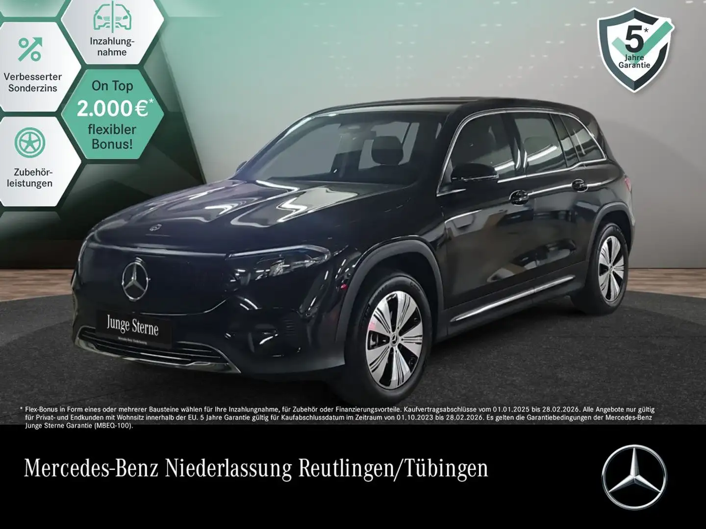 Mercedes-Benz EQB 300 4M PROG+ADVANCED+KAMERA+SPUR Schwarz - 1