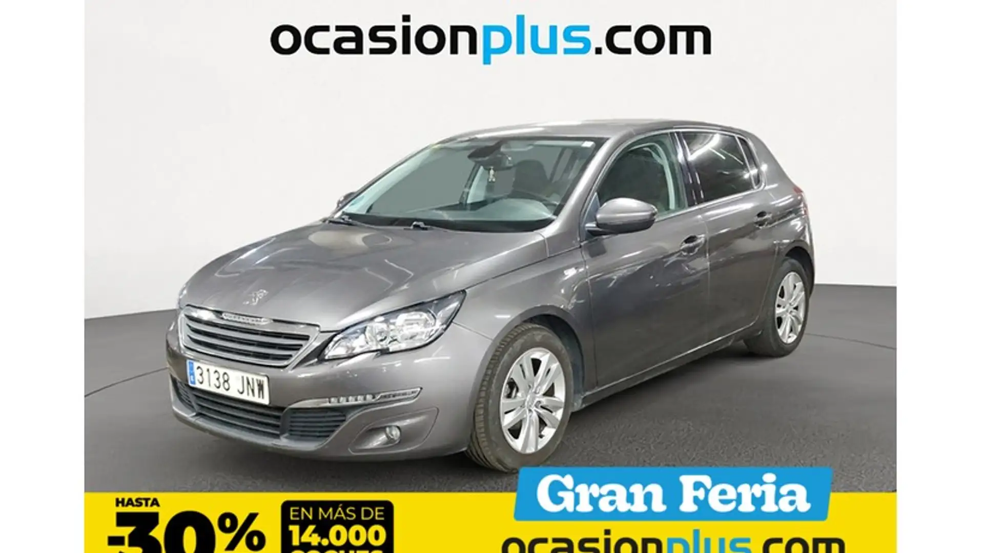 Peugeot 308 1.6 BlueHDi Style 100 Plateado - 1