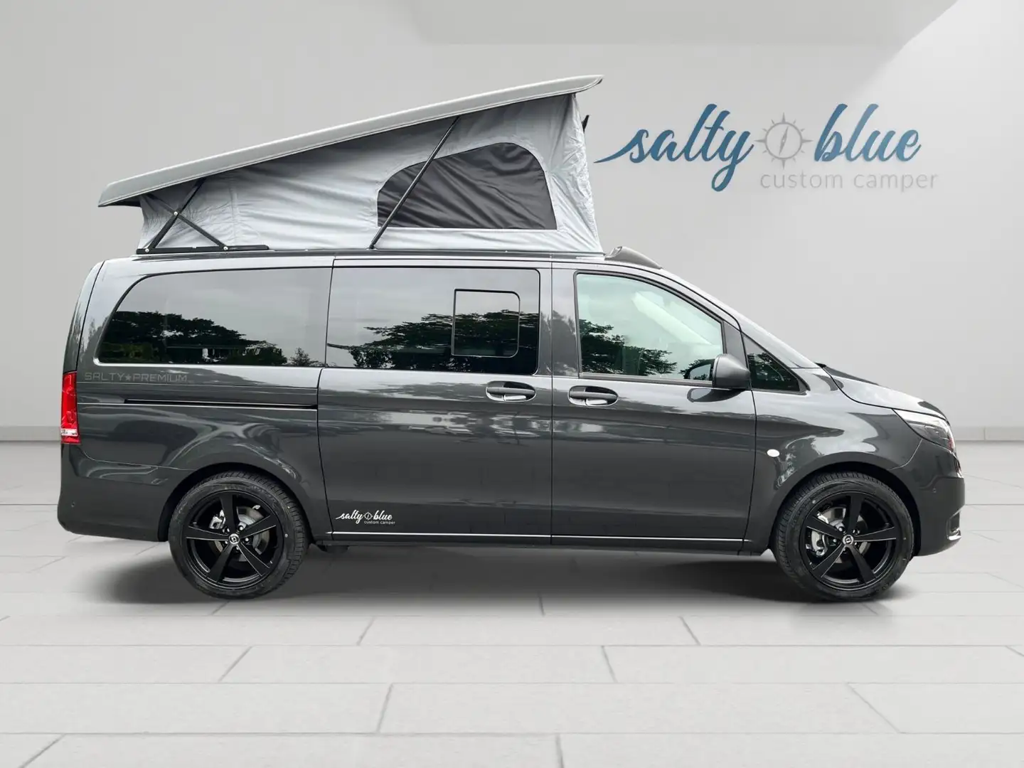Mercedes-Benz Vito Salty Blue Premium Neuwagen, Dach,9G-Tronic Szary - 1