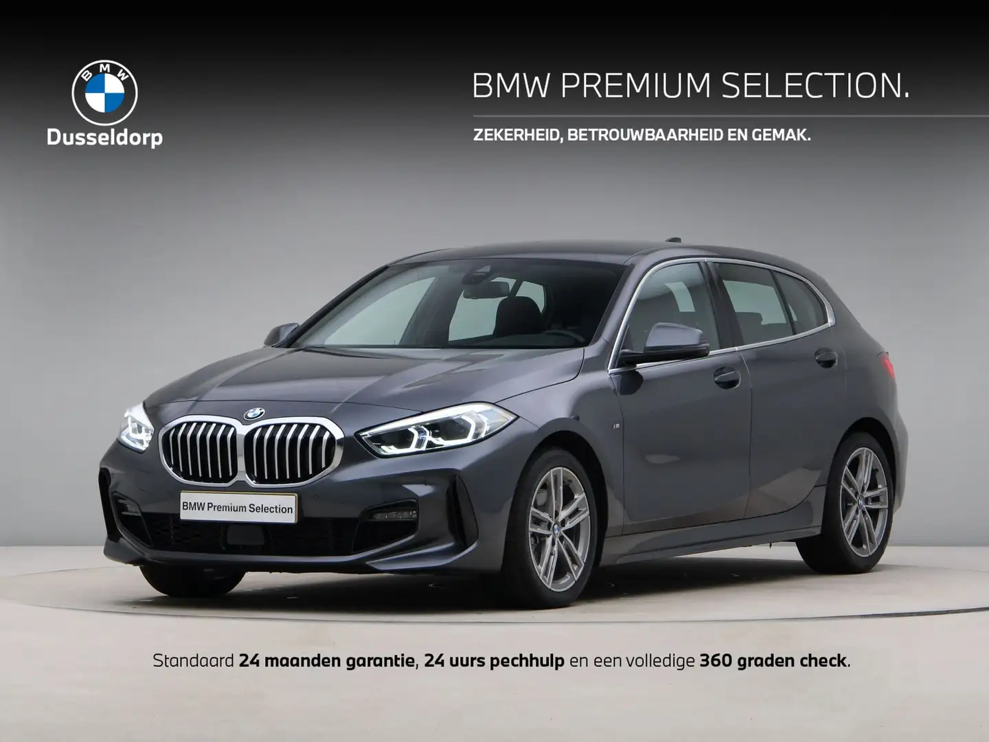 BMW 118 1 Serie 118i Exe M-Sport Aut. Grijs - 1