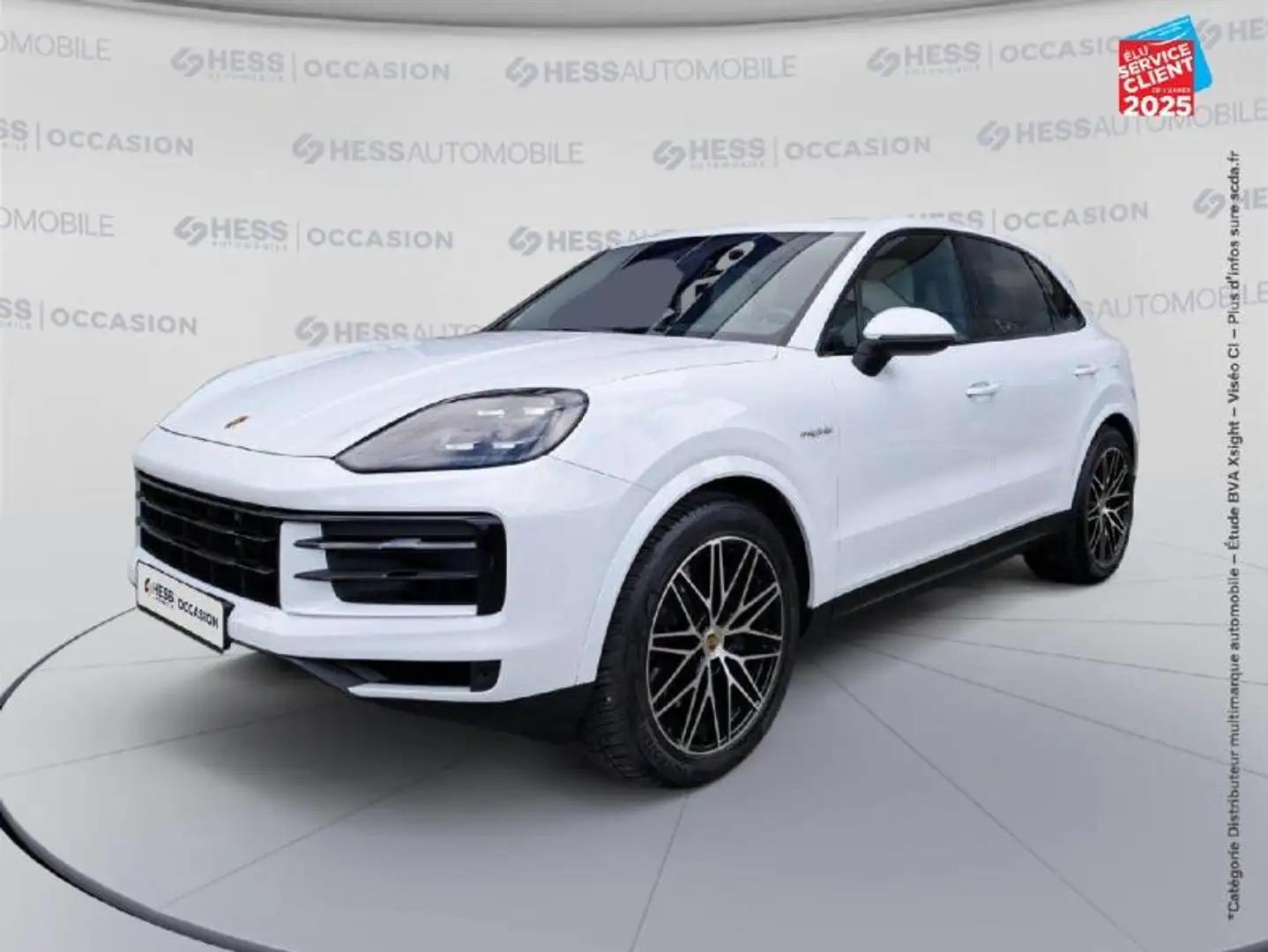 Porsche Cayenne 3.0 V6 470ch E-Hybrid Touvrant Sieges cuir GPS Cam Blanc - 1