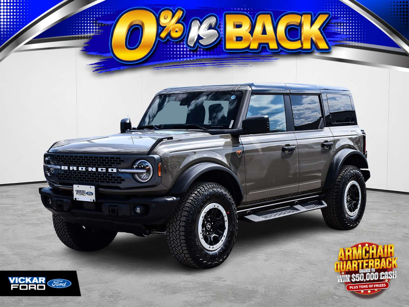 Gray 2026 Ford Bronco SUV / Crossover Four-Wheel Drive Automatic