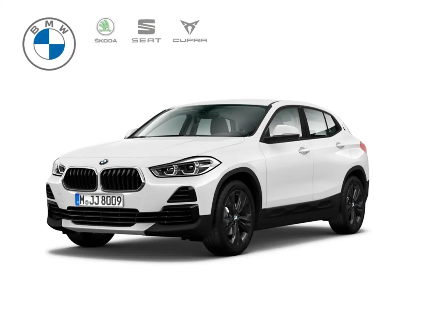 BMW X2 xDrive 18d AHK-abnehmbar Navi LED El. Heckklappe M Weiß - 1