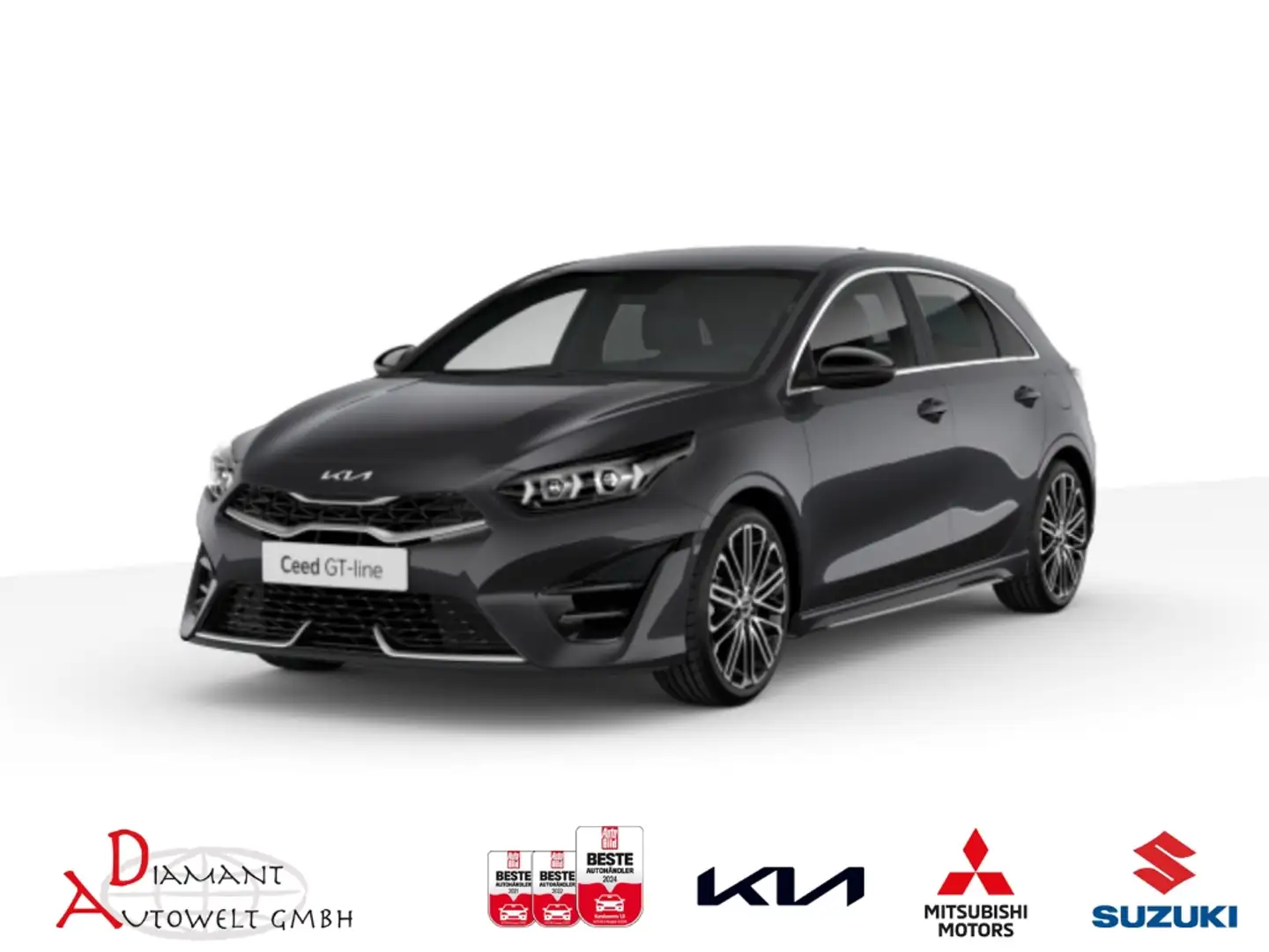 Kia Ceed / cee'd GT Line 1.5T 140 GTL DCT7 Technik Leder Glasdach 1 Grigio - 1