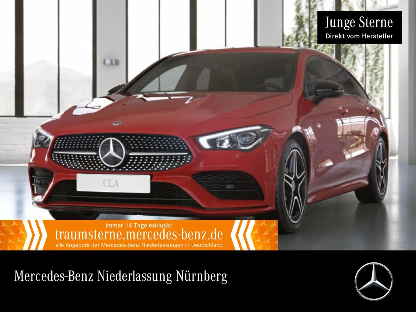 Mercedes-Benz CLA 200 AMG+NIGHT+LED+KAMERA+TOTW+7G Piros - 1