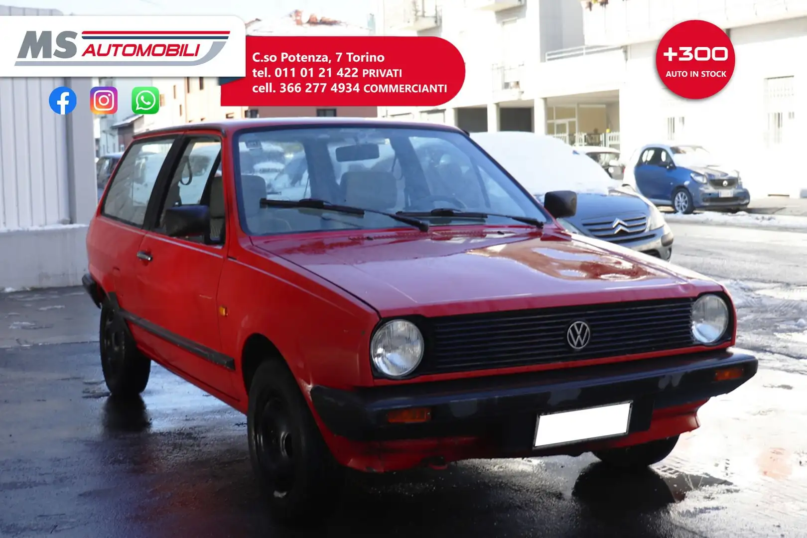 Volkswagen Polo Polo 1000 CL Rood - 1