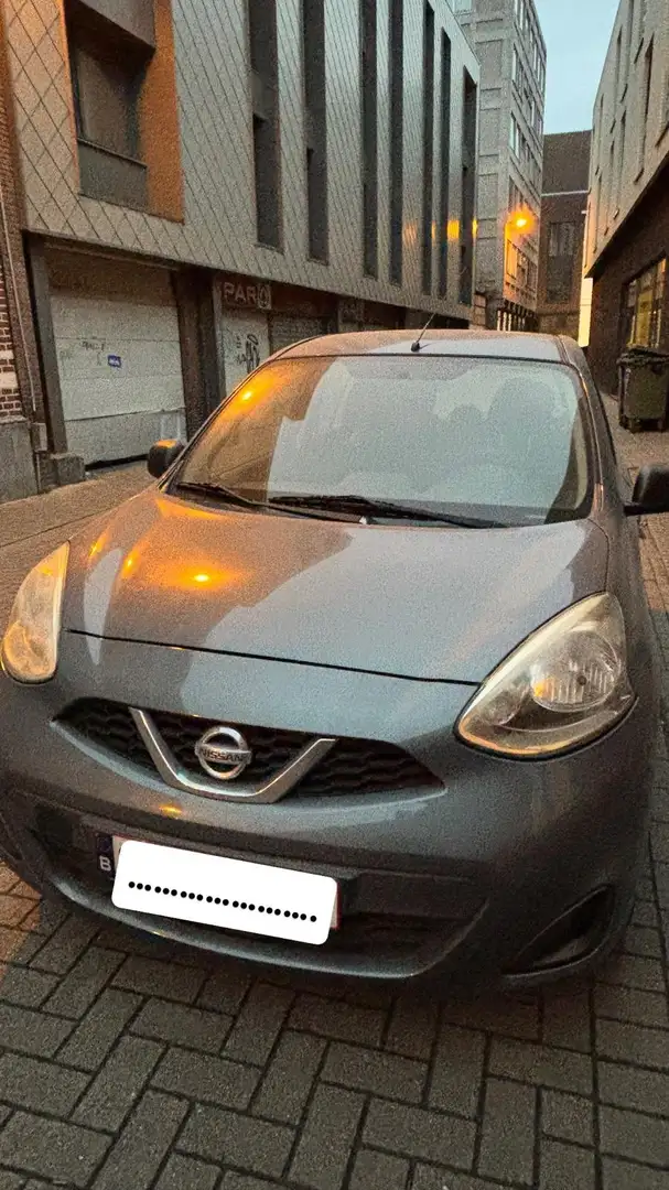 Nissan Micra Micra 1.2 Visia First Gris - 2